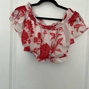 Vici off the shoulder crop top